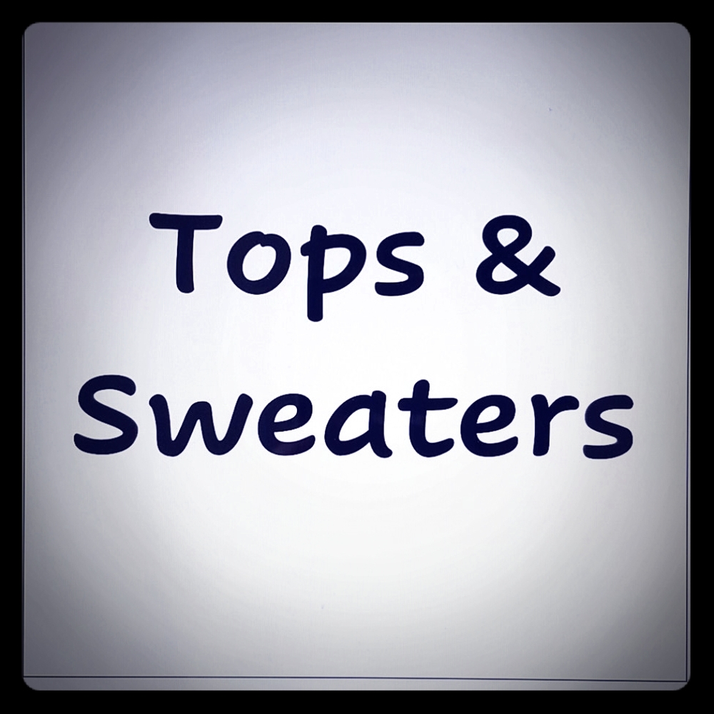 Tops and sweaters